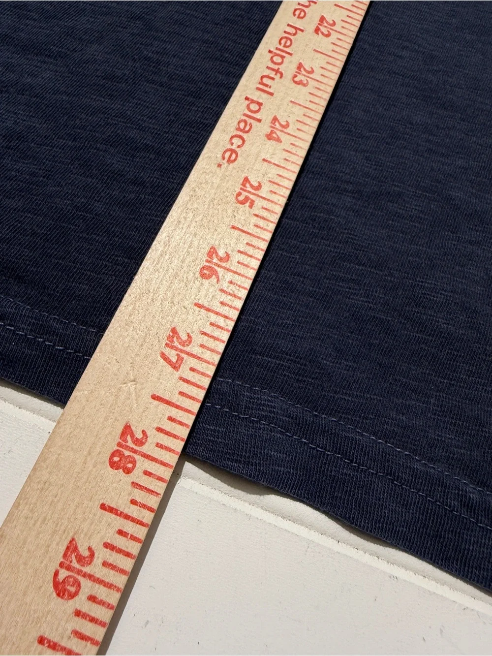 NWT J.Crew Made in USA Garment-Dyed Slub Pocket T-Shirt Blue Size L